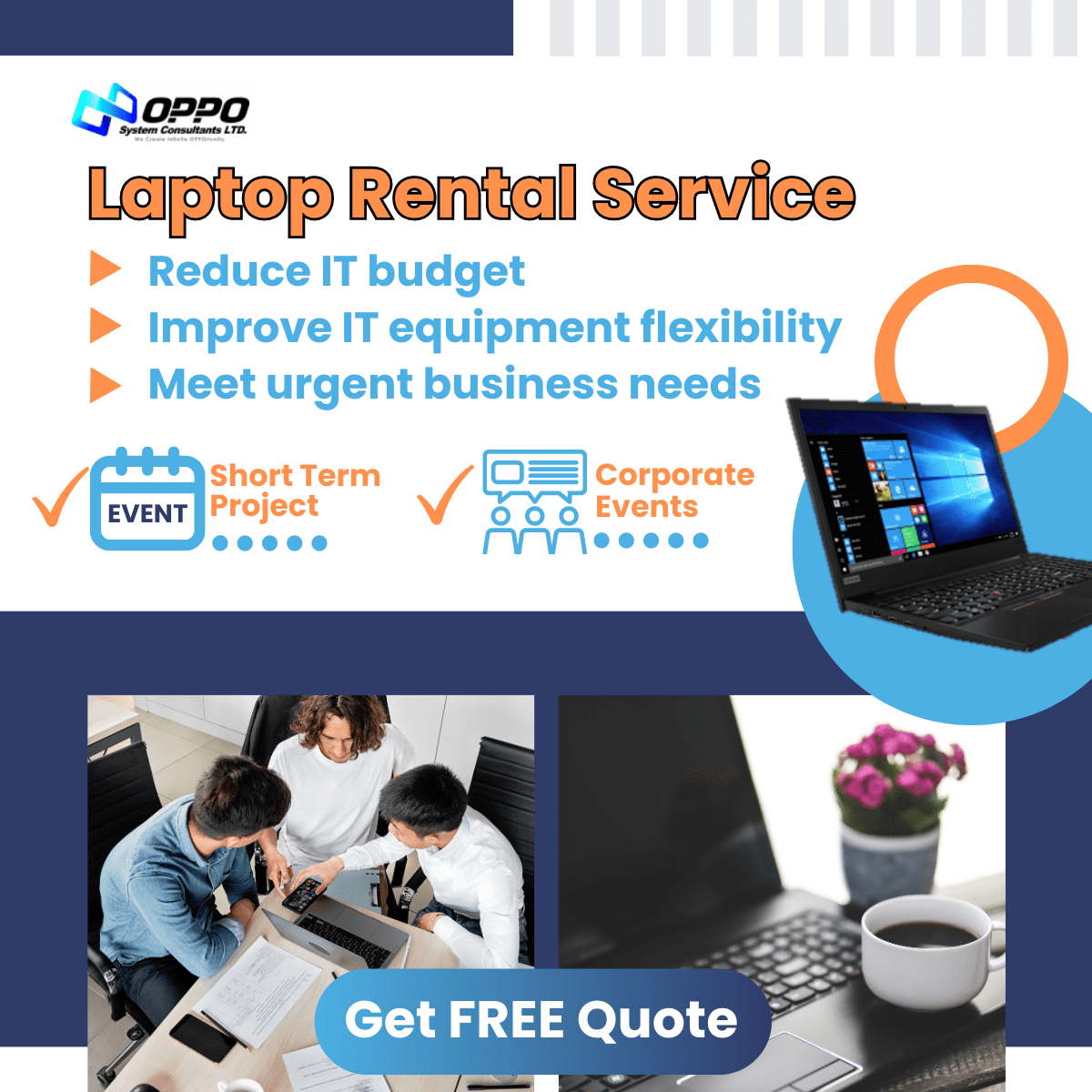 Laptop rental Service